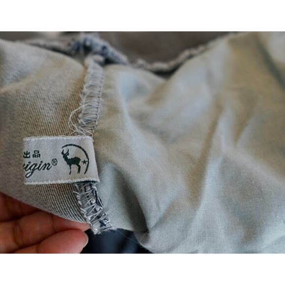 Monthorigin Distress Denim Harem Overalls Baggy Boho Lagenlook Artsy Jumpsuit - Picture 12 of 14